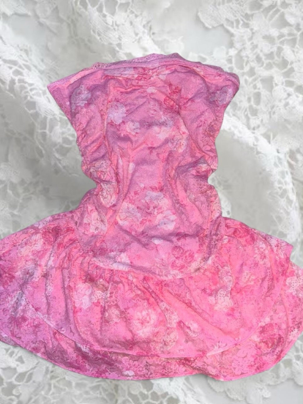 Victoria’s Secret PINK x LoveShackFancy Strapless Mini Dress in Floral Pink 🎀🌷